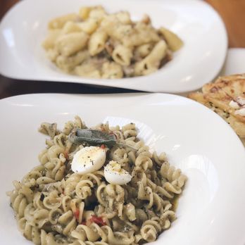 Pasta Casalinga - (Old photo) from the garden - pesto fusilli - Italian Near Me - Seattle, Washington