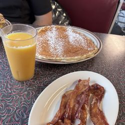 Triangle Diner - Buttermilk Pancakes and Bacon