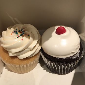 Miette - Yellow cake with vanilla buttercream. And chocolate with vanilla something - Bakeries Near Me - San Francisco, California Miette - Yellow cake with vanilla buttercream. And chocolate with vanilla something - Bakeries Near Me - San Francisco, California