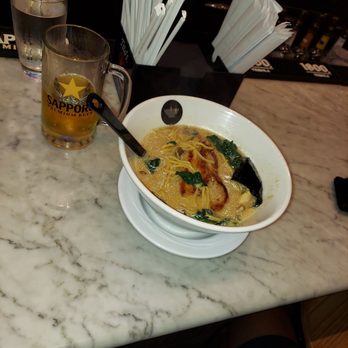 E Ramen + - Garlic pork ramen - Ramen Near Me - Atlanta, Georgia