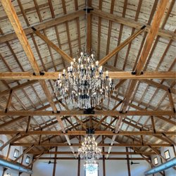 Camelot Meadows - Roof inside -large Chandeliers