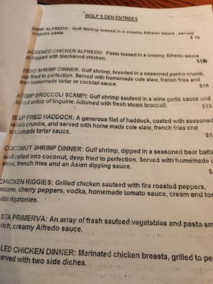 Menu photo 4 Wolf's Den Syracuse, NY
