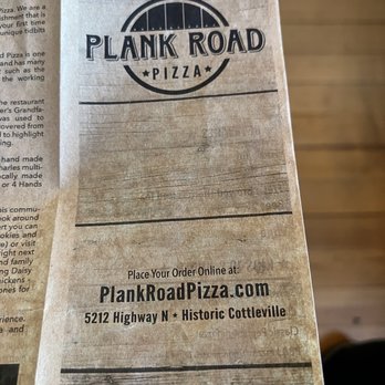 Plank Road Pizza - Menu - Pizza Near Me - Cottleville, Missouri