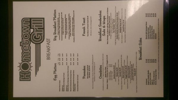 Menu photo 5 Hometown Grill Port Charlotte, FL