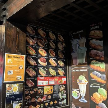 Japadog - menu outside - Japanese Near Me - Vancouver, British Columbia