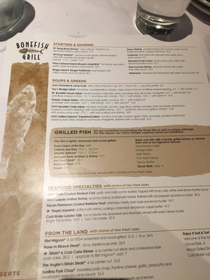 Menu photo 8 Bonefish Grill Viera, FL