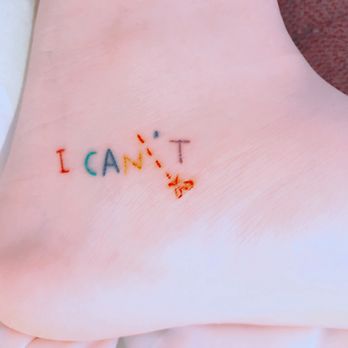 Assassin Tattoo & piercing - Lettering by Xian and the color is still vibrant for 6 months - Tattoo Near Me - Houston, Texas
