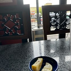 Sitting at my table