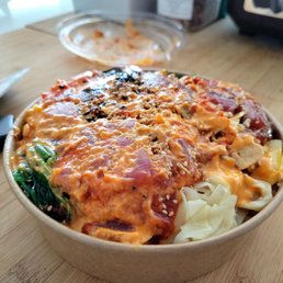 Traditional steve's poke bowl