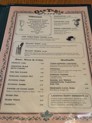 Menu photo 3 The Oak Table Cafe Sequim, WA