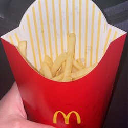 McDonald's - The fries that i got when i payed for a large