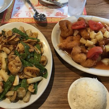 Yee Peggy Emperor's Kitchen - The shrimp kow with spicy sauce and Sweet-and-sour shrimp! - Chinese Near Me - Brookfield, Wisconsin