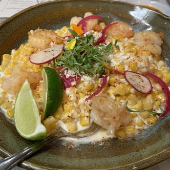 Cocina de Barrio - Encinitas - Esquites with Shrimp - Breakfast & Brunch Near Me - Encinitas, California Cocina de Barrio - Encinitas - Esquites with Shrimp - Breakfast & Brunch Near Me - Encinitas, California