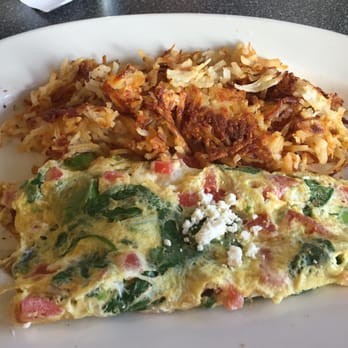 The Classic Cafe - Feta, avocado, spinach, tomato omelet with hash browns - Breakfast & Brunch Near Me - Providence, Rhode Island The Classic Cafe - Feta, avocado, spinach, tomato omelet with hash browns - Breakfast & Brunch Near Me - Providence, Rhode Island