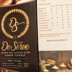 Deserve thai massage & spa Clearance