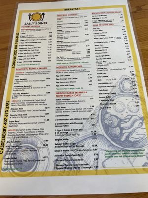 Menu photo 8 Sally’s Diner Longwood, FL Menu photo 8 Sally’s Diner Longwood, FL
