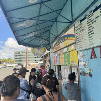 Waiola Shave Ice - The line - Ice Cream & Frozen Yogurt Near Me - Honolulu, Hawaii Waiola Shave Ice - The line - Ice Cream & Frozen Yogurt Near Me - Honolulu, Hawaii