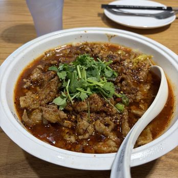 Pings Sichuan Kitchen - Boiled beef medium heat - Szechuan Near Me - San Antonio, Texas