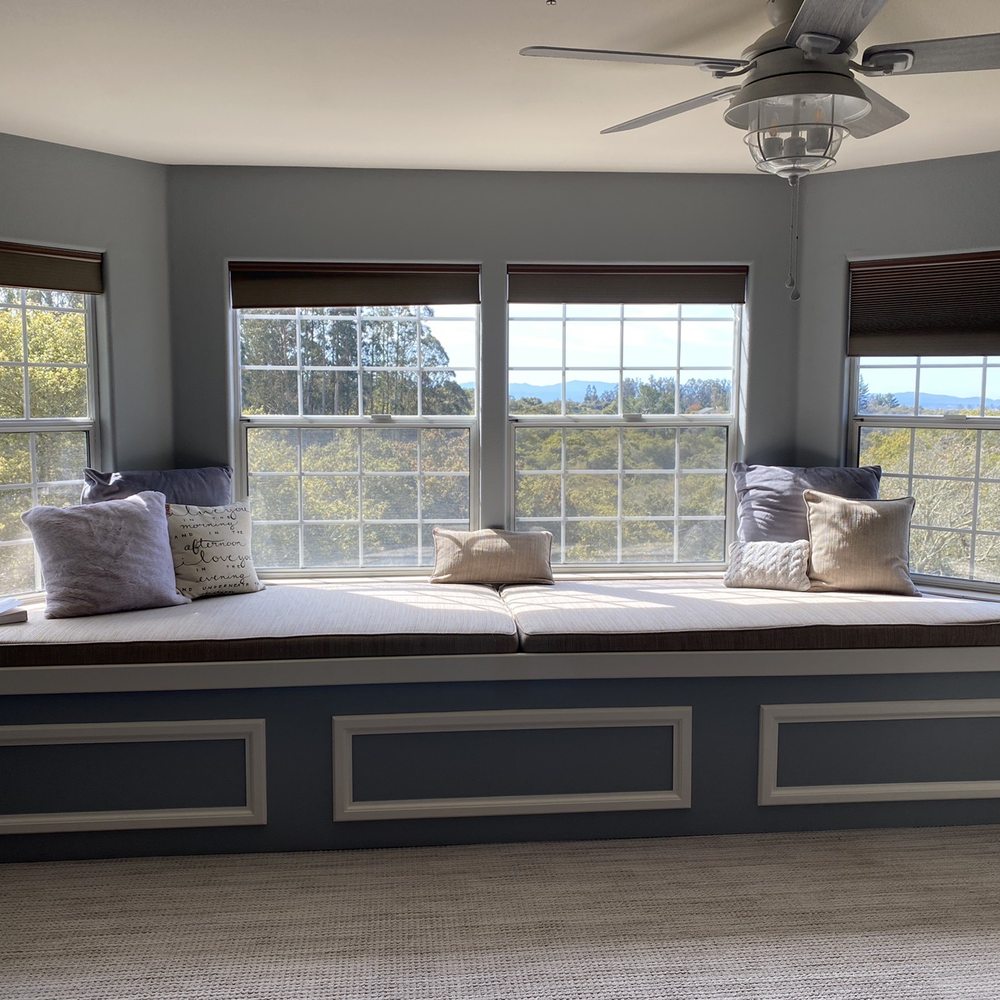 Arnold's Upholstery - Bay window cushion by Arnold fits perfectly - Furniture Reupholstery Near Me - Salinas, California