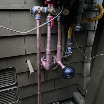 Innovation Plumbing - waterline rebuild, isolation service valves, and gas line installation for tankless water heater - Plumbing Near Me