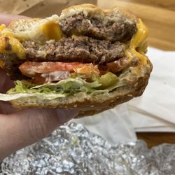Five Guys - Day #3 cheeseburger
