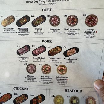 Baekjeong Korean BBQ - Menu - Korean Near Me - Calgary, Alberta