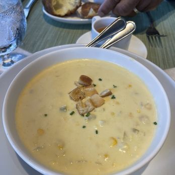 Mariposa - Kahuku corn chowder - New American Near Me - Honolulu, Hawaii Mariposa - Kahuku corn chowder - New American Near Me - Honolulu, Hawaii