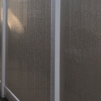 One Time Fence - a side view of a fence - Fences & Gates Near Me