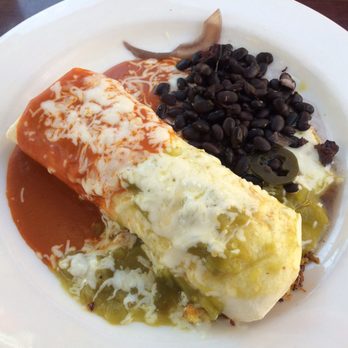 La Plazuela - Breakfast burrito stuffed with scrambled eggs and chorizo - New American Near Me - Santa Fe, New Mexico La Plazuela - Breakfast burrito stuffed with scrambled eggs and chorizo - New American Near Me - Santa Fe, New Mexico