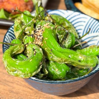 Kaiyo Rooftop - Shishito peppers. Photo by @martiwantsmore - Peruvian Near Me - San Francisco, California Kaiyo Rooftop - Shishito peppers. Photo by @martiwantsmore - Peruvian Near Me - San Francisco, California
