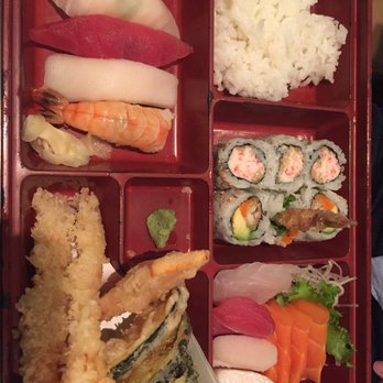 Gal's Sushi - Sushi sashimi bento with tempera $19.99 - Sushi Bars Near Me - Markham, Ontario