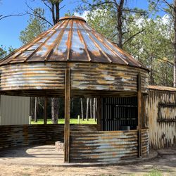 Murals By Renick - Faux Rust for New Gazebo Created Using Paint