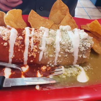 El Mora Restaurant - wet burrito - Mexican Near Me - Palmdale, California