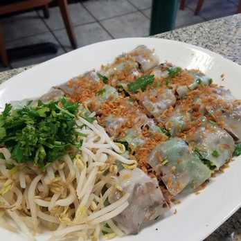 Thien Thanh - Banh cuon with beef (a table favorite) - Vietnamese Near Me - Houston, Texas