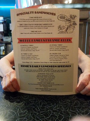 Menu photo 5 Ernie's Cafe & Steak House Columbia, MO