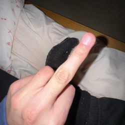 Superdrug - take the finger