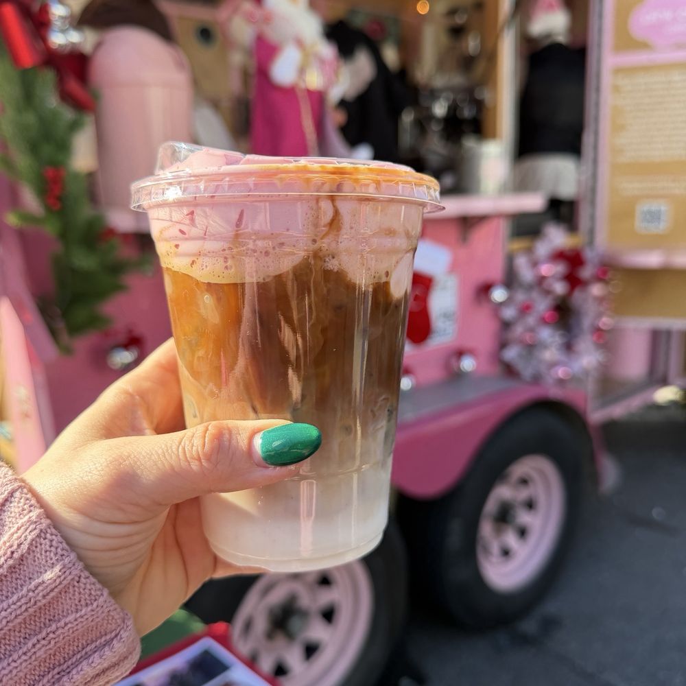 Pink Cloud Coffee - pink cloud latte - Coffee & Tea Near Me