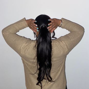 Sculpted Beauty - Slick ponytail - Hair Stylists Near Me Sculpted Beauty - Slick ponytail - Hair Stylists Near Me