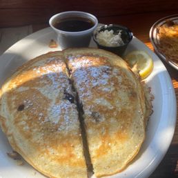 Blueberry Cornmeal Pancakes