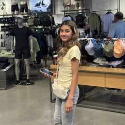 School clothes shopping