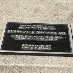 Charlotte Machine Company Sculpture - Charlotte Machine Company Sculpture, 1616 Camden Rd
