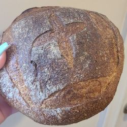 Mediterra Bakehouse - Whole wheat sourdough $6