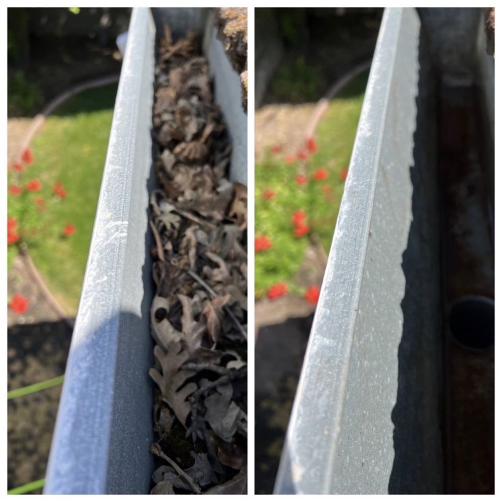 Gilbert The Gutter Guy - Gutters before and after. - Gutter Services Near Me Gilbert The Gutter Guy - Gutters before and after. - Gutter Services Near Me