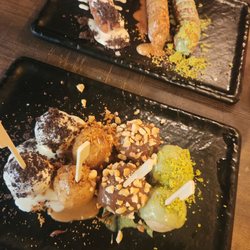 Papa Chocolate - 3piece mini churros and Mix Lokma 8pc   Nutella Lokma + White Lokma + Lotus Lokma + Pistachio Lokma