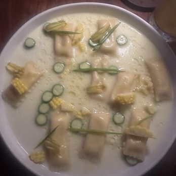 Bar Esquina - Butternut squash pasta with zucchini and corn and a lemon sauce. - Bars Near Me - Cabo San Lucas, BCS Bar Esquina - Butternut squash pasta with zucchini and corn and a lemon sauce. - Bars Near Me - Cabo San Lucas, BCS