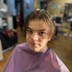 Livia's Hair Salon - 2025 latest curls waves natural starting with straight and just curling with rods receiving a perm here