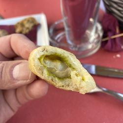 Acquasalsa - Anchovy, cheese, fried. Delicious!