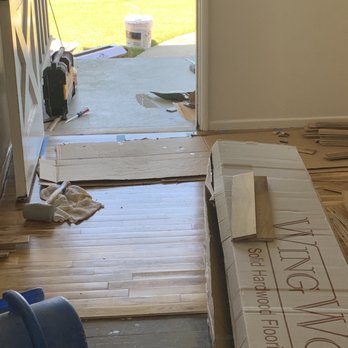 Mendoza's Flooring - Installing new solid hardwood flooring! - Flooring Near Me