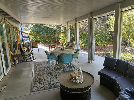Outside - call now to schedule