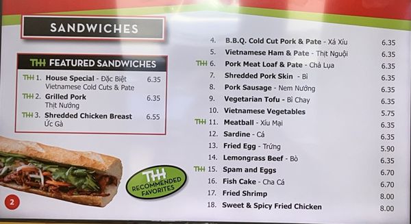 THH Sandwiches by null